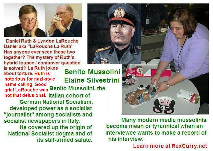 Elaine Silvestrini & Benito Mussolini