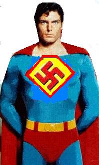Socialist Superman Swastika Socialist Supermen socialist man Pledge of Allegiance, Francis Bellamy, Edward Bellamy, Looking Backward, Matt Crypto, Sean Barrett, Paris Hilton
