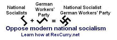 The swastika symbolizes socialism