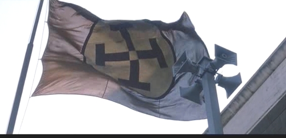 Tampa Tribune Swastika Flag?