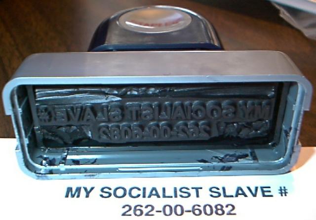 SOCIAL SECURITY CARD NUMBERS SOCIALIST SLAVE thumbnail stamp image